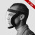 电焊防护面罩高清防尘防晒面罩全脸透明防油溅面具PC运动骑行面罩 升级款-红透-防雾-送6片过滤片 S