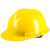 THOVER定制国型标玻璃钢工地帽透气加厚工程施工夏季头盔男定制印刷 工地常用款黄色