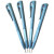 YT-WC金属可检测圆珠笔一体式无小零件可系绳可换芯 适用GBT27341 蓝壳蓝墨30支