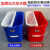 水桶塑料红色洗拖把桶拖布挤压沥水桶长方形加厚地拖桶清洁桶 蓝色拖地桶带格子加厚款