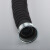 邦固 防毒面具导气管伸缩波纹外包针织布橡胶管 黑色 20m GY