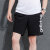 阿迪达斯 （adidas）运动套装男24夏上新款舒适透气金标短袖T恤竖标五分裤短裤两件套 II3468和IC0062 S/175