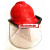 适用防液体飞溅头罩液氮LNG加液站防护面罩耐低温防护面罩防冻面 蓝色头盔+面屏+支架