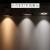 佛山照明（FSL）LED射灯天花灯COB灯珠角度可调公司商业背景墙展厅射灯打光深防眩射灯3W开孔55mm 白光(5700K)