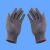 夏季薄款手套防晒男女骑行防滑耐磨户外运动劳保防护露手指头 3双装黑色-全指 均码