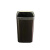 月桐（yuetong）正方形双层垃圾桶客房桶 YT-KFT1 20×20×35cm 12L 黑金色 1个
