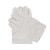 【工厂】帆布手套劳保手套电焊防护双层24线6线单层12线白甲 半衬12线白甲帆布手套