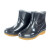 沸耐笙 FNS-04835 中性低筒雨鞋 耐酸碱油PVC低帮水鞋 519黑色单鞋 40 双