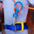 消防逃生腰带户外登山攀岩套装儿童安全带半身保险带高空作业绳带 后挂腰带+10毫米3米长保险绳