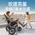 香港品牌电动轮椅折叠轻便智能全自动残疾人老人专用代步车 【3】低靠背/12安锂电池/续航20公里/四轮减震