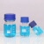 京斯坦 蓝盖透明试剂瓶带刻度实验室样品瓶透明玻璃螺口取样瓶G45试剂瓶 500ml 
