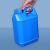 水杉2.5L半透明小方桶提手方桶包装塑料化工桶 加厚容器桶 高密封性带盖