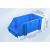 DEDH丨蓝色零件盒工具物料收纳盒；350*200*150