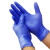 舜造一次性丁腈手套加厚 防水 实验室厨房200只 蓝紫色 M码（可定制）