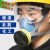 防毒面具全面罩打农药呼吸防护防烟防尘面罩化工工业气体喷漆专用 防尘款1个（不含眼镜）