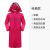 雨衣长款全身防暴雨男士女单人成人新款雨披潮牌外套连体反光 经典款(单层)-玫红 XL