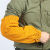 焊工套袖牛皮电焊套袖防火星防烫耐高温护袖焊工防护用品加厚防护 两头松紧款牛皮套袖