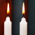 德岐 蜡烛 加粗加长停电应急照明蜡烛1.4*7.5cm白色小款(10根)