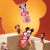 迪士尼儿童网红糖果喜糖硬糖米奇米妮卡通幼儿园活动零食 【40支混合】喜乐草莓味棒糖