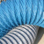 惠利得供应焊烟净化器风管防火阻燃吸气臂管蓝色高温尼龙布风管 内直径50mm10米