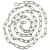 短云 304不锈钢链条 防盗链锁链长环铁链金属链条  直径4mm长30米