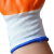 稳斯坦 WF071 劳保手套 PVC浸胶工作防护手套半挂PVC耐磨挂胶手套 大半挂(12双/包)
