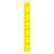 大团小圆消防水池水位标尺液位刻度贴纸水箱罐体测量尺卷尺防水贴 黄色款3x600cm