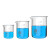 贝傅特 玻璃烧杯 实验器材化学高硼硅耐高温量杯加厚刻度量杯实验室玻璃烧杯 100ml