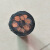 银顺 采矿机屏蔽橡套软电力电缆 yffb黑色铜芯拖链用柔性扁电缆 一米价（100米起订）
