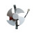 京京 定制适用冷藏展示柜电机ZYD-2J罩极异步电动机风机风扇马达220v9W风机 保护罩