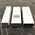 迈恻亦白色铝方管烤漆铝合金扁管铝方通室外装修隔断喷涂铝型材格栅 100*100*2mm(6米) 白色