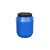 加厚带盖化工桶密封塑料酵素桶25公斤涂料废液桶 30L-50L 50升普通蓝口径21.6直径38.4高57