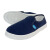 耐呗斯（NABES）防静电鞋 安全鞋 PVC柔软防滑耐磨帆布鞋男女通用 蓝色 36码