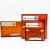 粉剂盒标签针剂盒标识支持定做标签抢救车药品盒标识 空白黄边框(200贴)