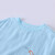 英氏（YEEHOO）儿童套装双层纱布吸干透气家居服男女童防蚊裤睡衣 水波蓝140CM