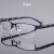 电焊眼镜焊工眼镜男半框平光镜树脂镜片 炫酷黑色 平光0度单个眼镜