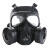 冲击装备防毒面具全面罩道具全面具生化危机儿童头戴式防护 泥色面具(双滤罐)V78