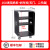 8U112U116U功放机柜演出音响设备柜调音台架子简易机箱 16u黑铝机柜[无门二托盘