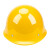 贸正（MAOZHENG)安全帽工地男国标玻璃钢透气加厚工程头盔电工施工头帽领导圆顶透气 黄色