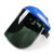 蓝鹰（BLUE EAGLE）头戴式防护面屏防打磨化学飞溅B1BL+FC48G3 浅绿面屏+蓝帽顶