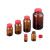 标准瓶试剂样品瓶广口规格瓶钠钙玻璃棕色褐色带盖子  (2-4999系列) 2-4999-04	No.5	50ml