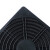 三合一防尘网罩60 80 92 120 150MM轴流风机散热风扇塑料过滤网罩 80黑色