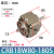 叶片式旋转气缸CRB1BW/CDRB1BW50/63/80/100D-90S/180°/270度 CRB1BW80-180S