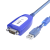 裕合联USB转485/422转换器串口线工业级通讯模块RS485九针9针db9 USB转485/422美国TI+英国FT232芯 1m