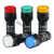 适用电源指示灯AD16-16DS LED信号开孔16MM 24V 220V 380V红黄绿蓝白 AD16-16DS-AC220V-绿色