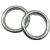 初啸304不锈钢焊接圆环实心钢圈O型圆环吊环铁环圈铁圈小圆圈拉环定制 线径4*外径40(内径32)有焊点10个
