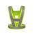LED带灯反光马甲充电反光背心施工环卫反光衣骑行反光安全服 电池款(黄色-防冻款) XL