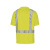 代尔塔 404018 荧光可视工作服短袖T恤款黄色XL码1件装