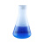 塑料三角烧瓶PP锥形瓶广口塑料摇瓶50 100 250ml带盖实验室瓶子工业品 zx直口带盖250ml