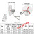 摇头扇FB/BTS-500落地式600壁式750工业电风扇220V牛角扇380V FB-600/220V立式